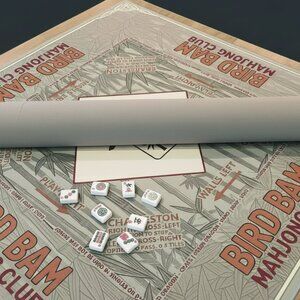 Velvet Mahjong Mat Bag